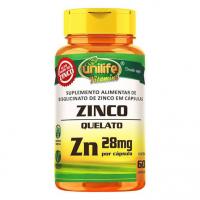 Zinco Quelato Zn 60 Cápsulas - Unilife