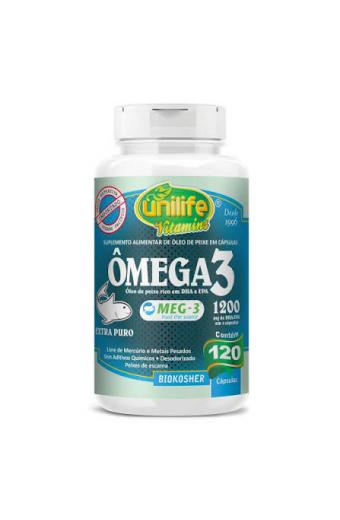 Ômega 3 1200mg - 120 Cápsulas - Unilife