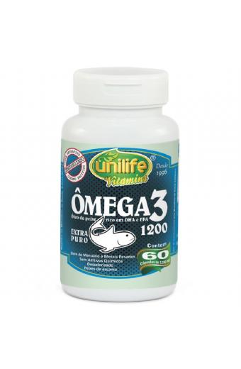Ômega 3 1200mg - 60 Cápsulas - Unilife