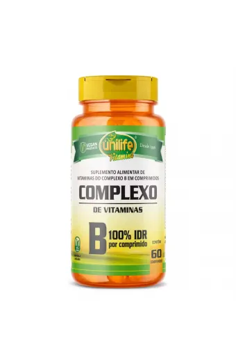 Vitaminas do Complexo B Unilife 60 Comprimidos