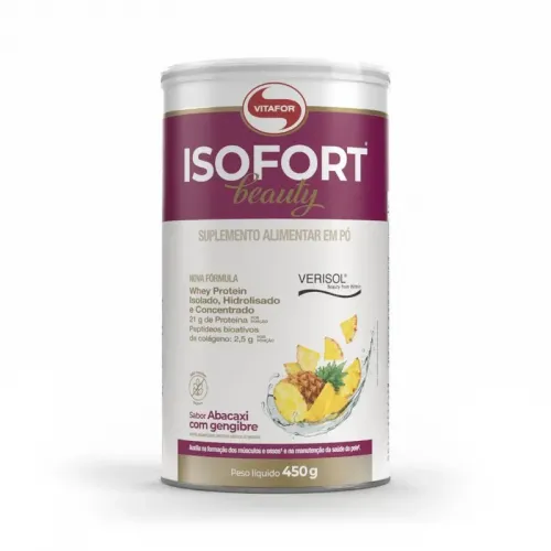 ISOFORT BEAUTY VITAFOR 450G ABACAXI COM GENGIBRE