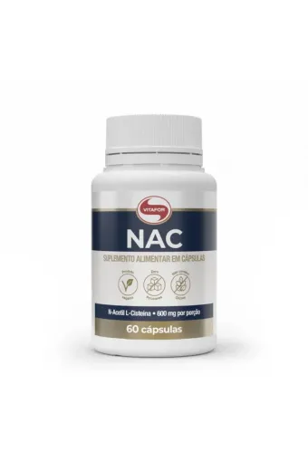 NAC: N-acetil L-cisteína Vitafor 60 Cápsulas